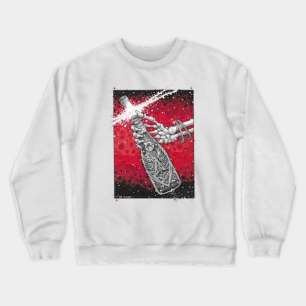 Pop the Cork Crewneck Sweatshirt by NRdoggy